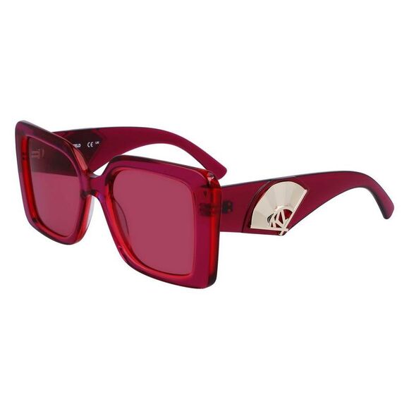 Karl Lagerfeld Accessories - Karl Lagerfeld Acetate Frame Cat-Eye Sunglasses Women Red